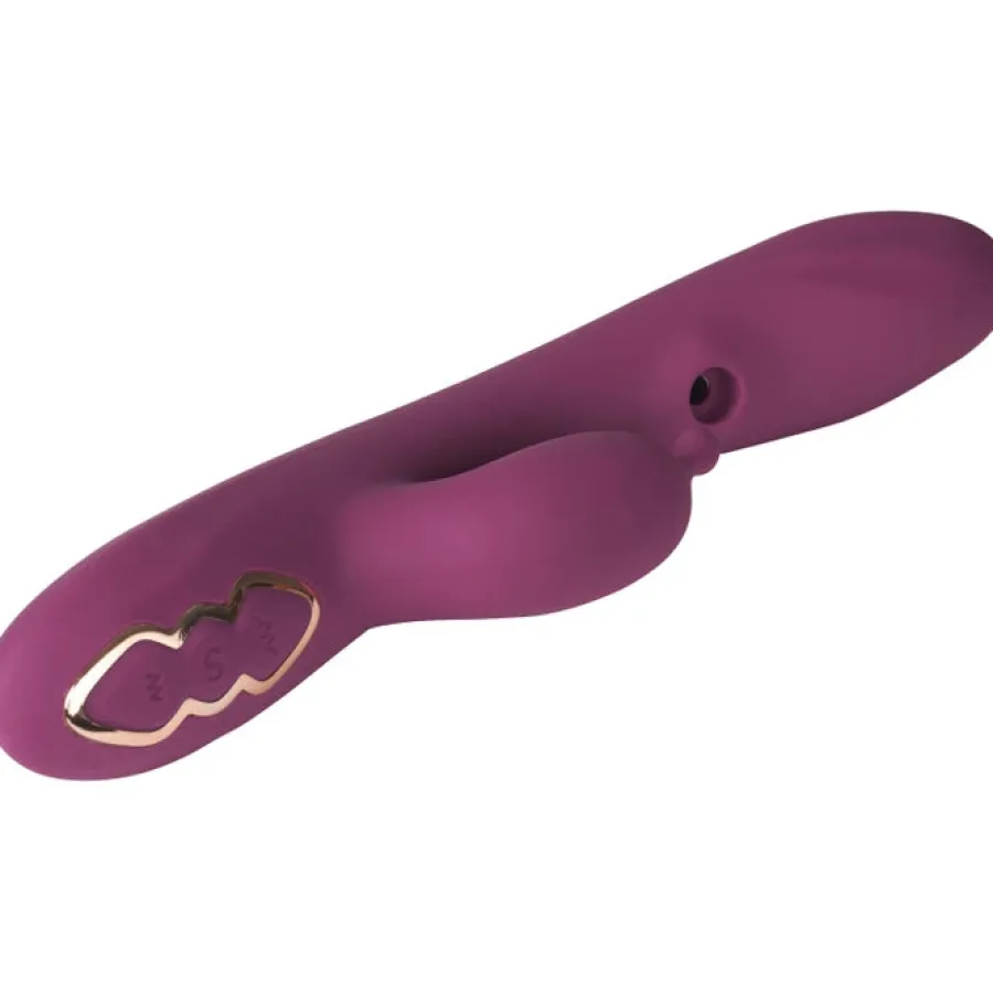 marielove Rabbit Vibrator|Stossvibrator|Tracy's Dog Alpha 3in1 Premium G-Punkt-Saug- und Rabbit-Vibrator für Frauen