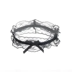 marielove Accessoires|Verführerische schwarze Spitzen-Beinschleifen mit Schleifen-Detail – dehnbar, komfortabel