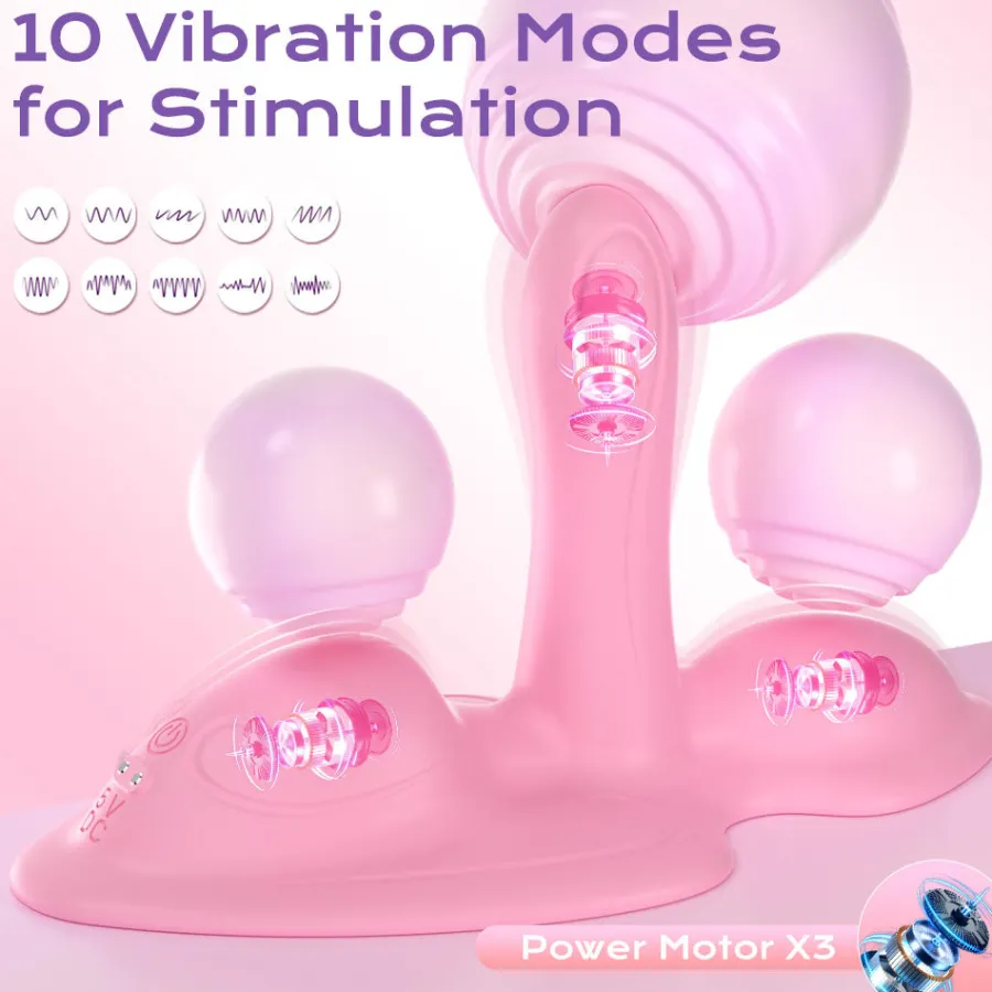 marielove Xxl Vibrator|Paarvibrator|Vibrator Stimulation Klitoris Vagina GM-563 Rosa
