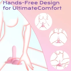 marielove Xxl Vibrator|Paarvibrator|Vibrator Stimulation Klitoris Vagina GM-563 Rosa