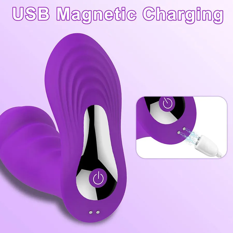 marielove Xxl Vibrator|Paarvibrator|Vibrator Stimulation Klitoris Wasserdicht USB GM-421 Violett