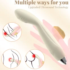 marielove Xxl Vibrator|Paarvibrator|Vibrator Stimulation Klitoris Wasserdicht USB GM-559 Weiß