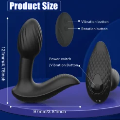 marielove Xxl Vibrator|Paarvibrator|Vibrator Stimulation Klitoris Wasserdicht USB GM-487 Schwarz