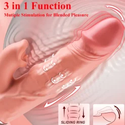 marielove Xxl Vibrator|Paarvibrator|Vibrator Stimulation Klitoris Wasserdicht USB GM-542 Weiß