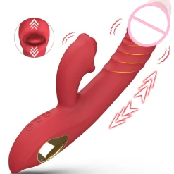 marielove Xxl Vibrator|Paarvibrator|Vibrator Stimulation Klitoris Wasserdicht USB GM-510 Rot