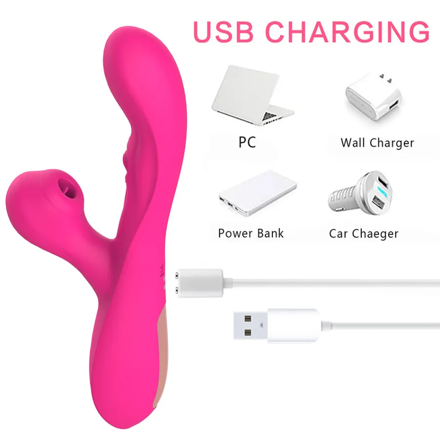 marielove Xxl Vibrator|Paarvibrator|Vibrator Stimulation Klitoris Wasserdicht USB GM-323 Violett