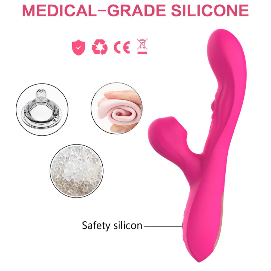 marielove Xxl Vibrator|Paarvibrator|Vibrator Stimulation Klitoris Wasserdicht USB GM-323 Violett