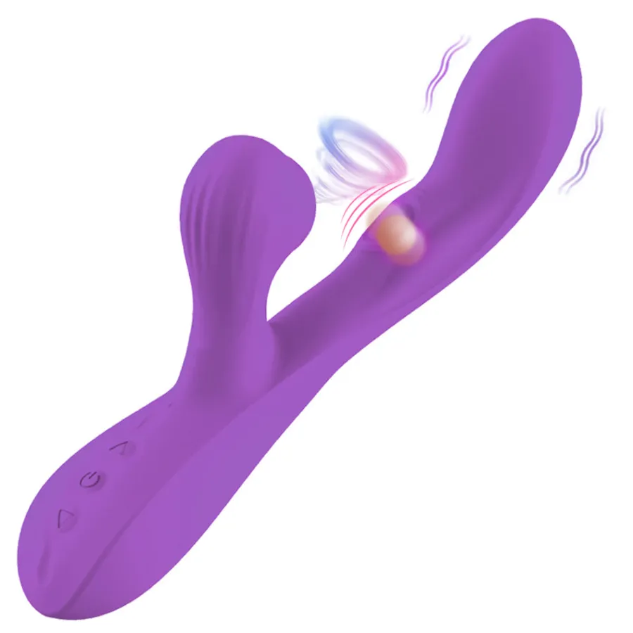 marielove Xxl Vibrator|Paarvibrator|Vibrator Stimulation Klitoris Wasserdicht USB GM-323 Violett