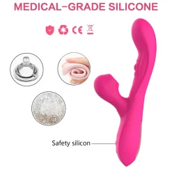 marielove Xxl Vibrator|Paarvibrator|Vibrator Stimulation Klitoris Wasserdicht USB GM-323 Pink