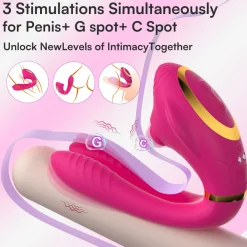marielove Xxl Vibrator|Paarvibrator|Vibrator Stimulation Klitoris Wasserdicht USB GM-678 Pink