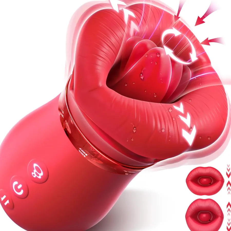 marielove Xxl Vibrator|Paarvibrator|Vibrator Stimulation Klitoris Wasserdicht USB GM-468 Rot