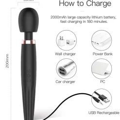 marielove Massagestäbe|Magic Wand Vibrator|Vibrator Stimulation Klitoris Vagina GM-019