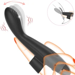 marielove Xxl Vibrator|Paarvibrator|Vibrator Stimulation Klitoris Wasserdicht USB GM-531 Schwarz
