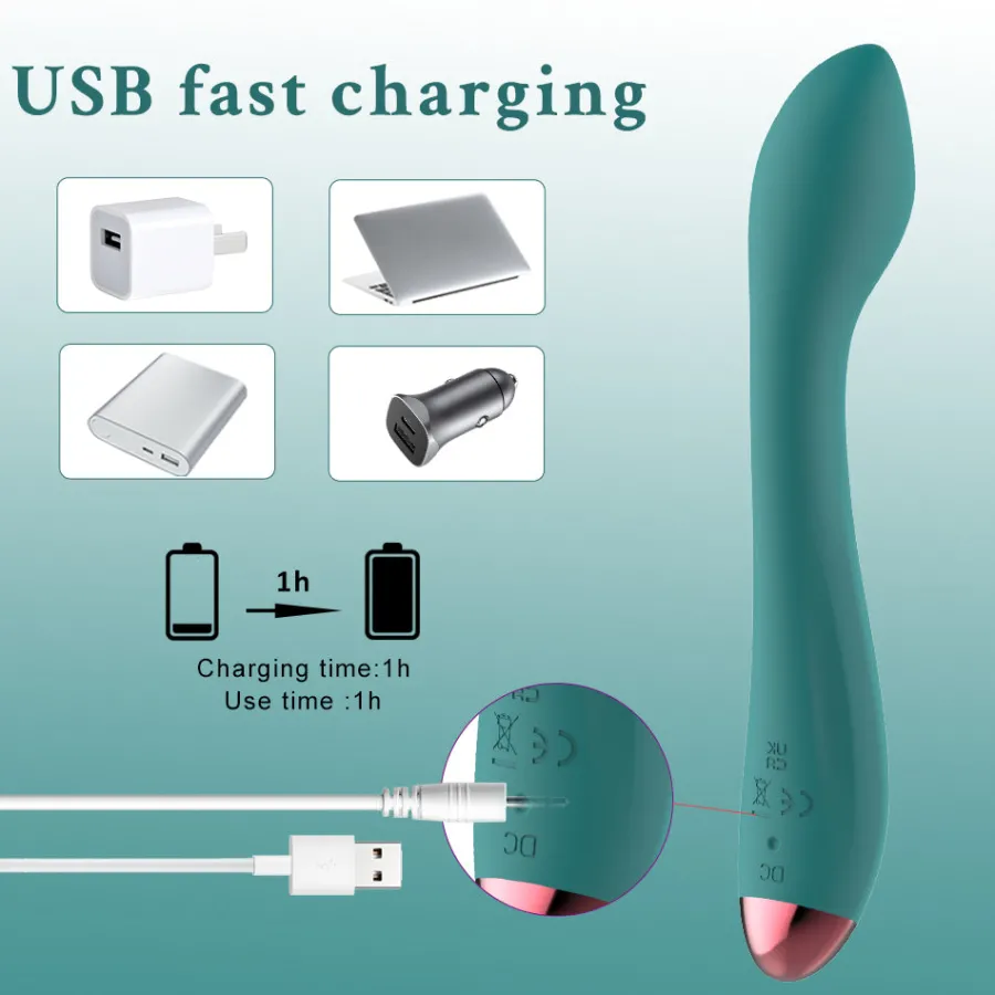 marielove Xxl Vibrator|Paarvibrator|Vibrator Stimulation Klitoris Wasserdicht USB GM-455 Grün