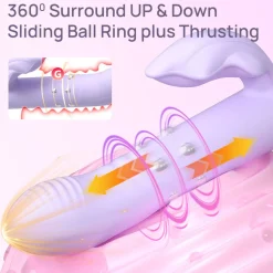 marielove Xxl Vibrator|Paarvibrator|Vibrator Stimulation Klitoris Wasserdicht USB GM-562 Lila