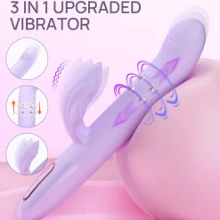 marielove Xxl Vibrator|Paarvibrator|Vibrator Stimulation Klitoris Wasserdicht USB GM-562 Lila