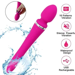 marielove Xxl Vibrator|Paarvibrator|Vibrator Stimulation Klitoris Wasserdicht USB GM-150 Pink