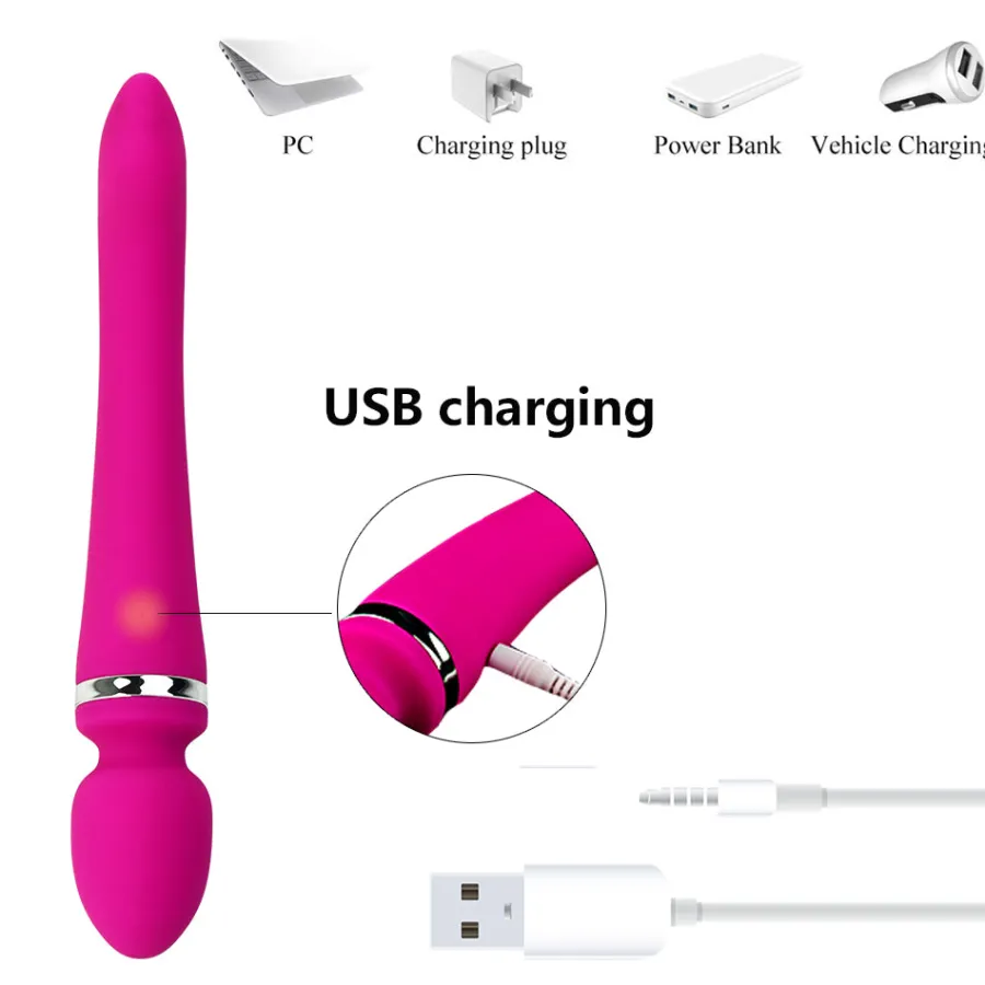 marielove Xxl Vibrator|Paarvibrator|Vibrator Stimulation Klitoris Wasserdicht USB GM-150 Pink