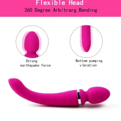 marielove Xxl Vibrator|Paarvibrator|Vibrator Stimulation Klitoris Wasserdicht USB GM-150 Pink