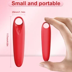 marielove Xxl Vibrator|Paarvibrator|Vibrator Stimulation Klitoris Wasserdicht USB GM-442 Rot