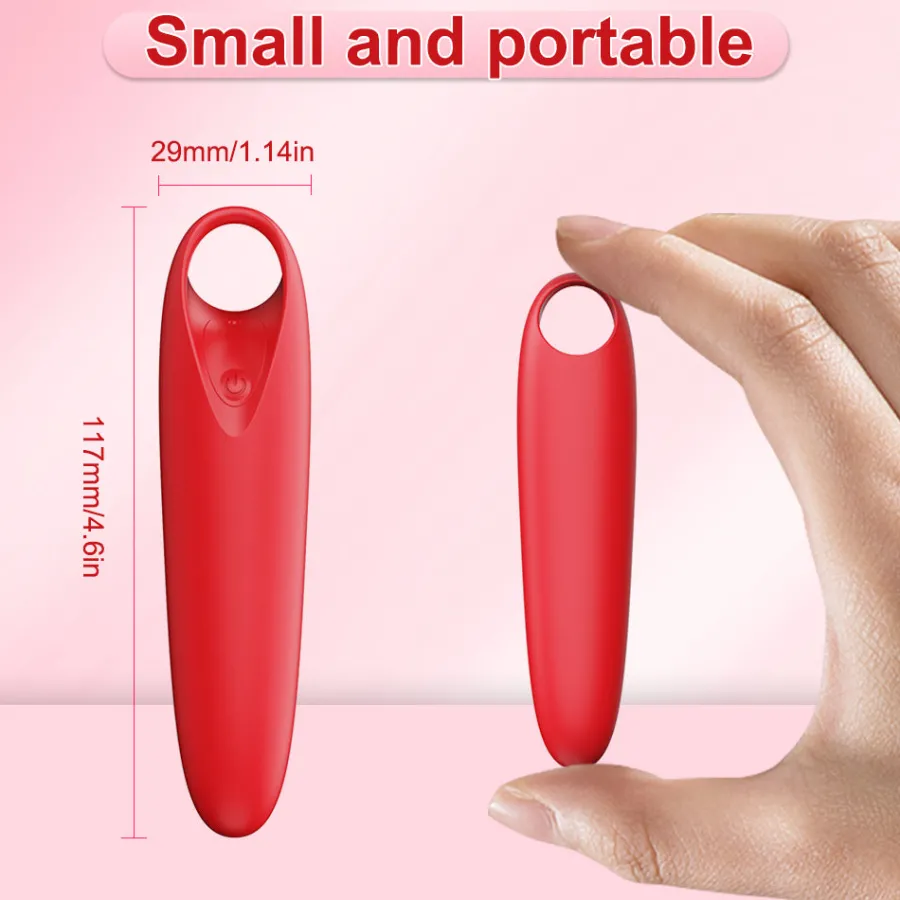 marielove Xxl Vibrator|Paarvibrator|Vibrator Stimulation Klitoris Wasserdicht USB GM-442 Rot