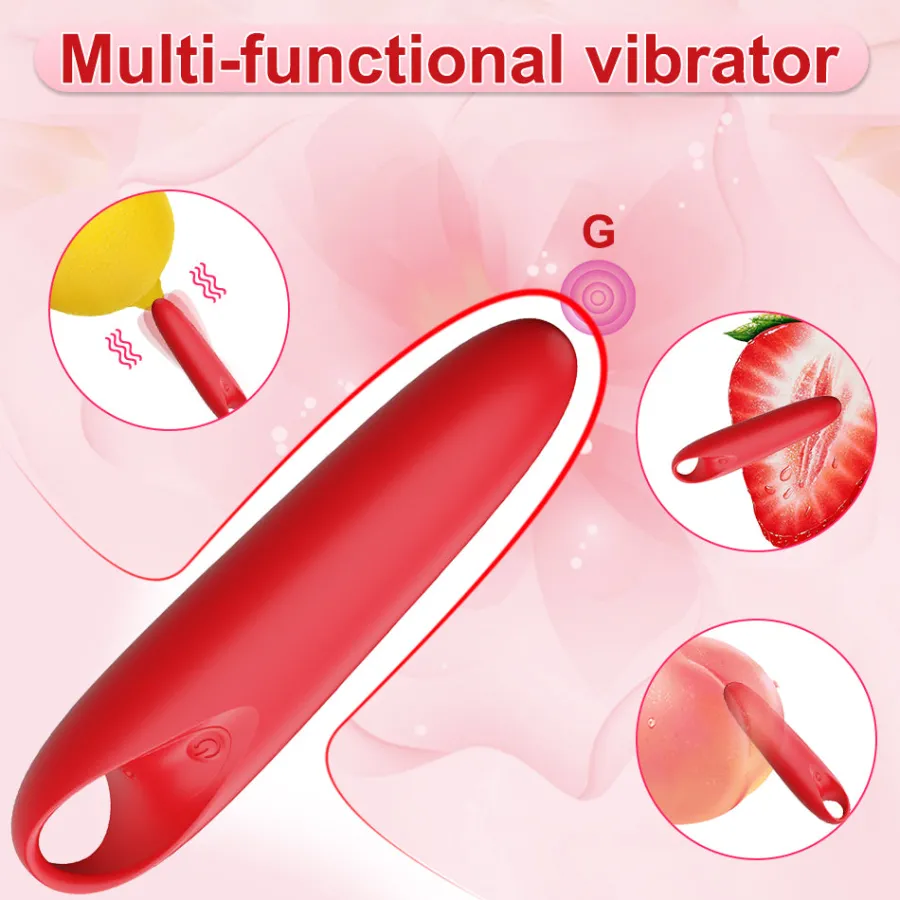 marielove Xxl Vibrator|Paarvibrator|Vibrator Stimulation Klitoris Wasserdicht USB GM-442 Rot