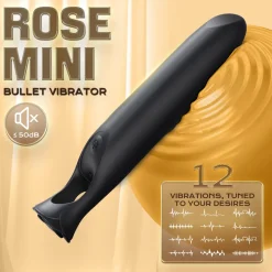marielove Xxl Vibrator|Paarvibrator|Vibrator Stimulation Klitoris Wasserdicht USB GM-489 Schwarz