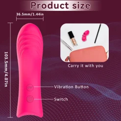marielove Xxl Vibrator|Paarvibrator|Vibrator Stimulation Klitoris Wasserdicht USB GM-415 Pink