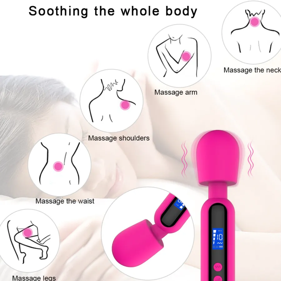 marielove Massagestäbe|Magic Wand Vibrator|Vibrator Stimulation Klitoris Vagina GM-024
