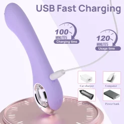 marielove Xxl Vibrator|Paarvibrator|Vibrator Stimulation Klitoris Vagina GM-564 Lila