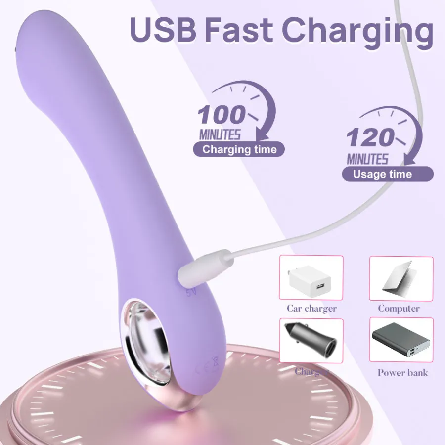 marielove Xxl Vibrator|Paarvibrator|Vibrator Stimulation Klitoris Vagina GM-564 Lila