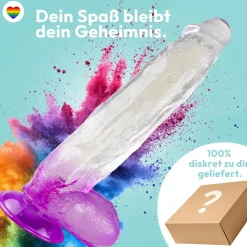 marielove Anal Dildo|Saugnapfdildo|XXL Dildo mit Saugnapf 31 cm 4 Farben